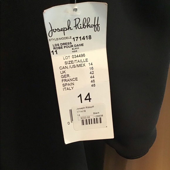 Joseph ribkoff dress NWT size 14 - Picture 3 of 4